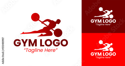 Strong and Minimalist Gym Logo Design for Personal Trainers