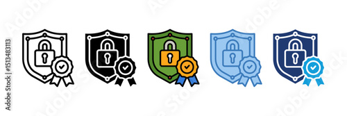 Shield Icon Element For Design