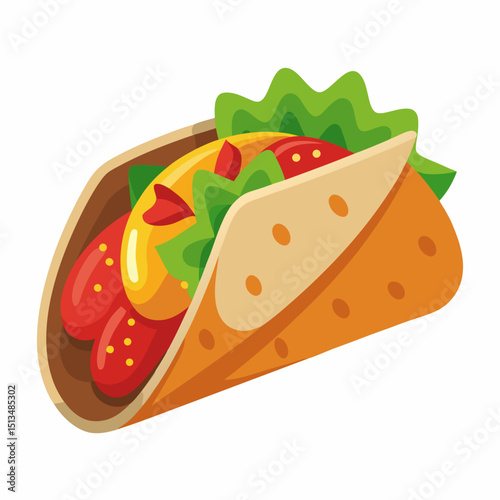 National Fajita Day Vector Illustration of Sizzling Fajitas and Ingredients