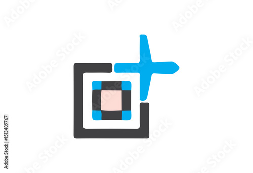 Flight and plane icon logo in vector SVG format, ideal for aviation, travel, airline branding, web, print, and digital design.