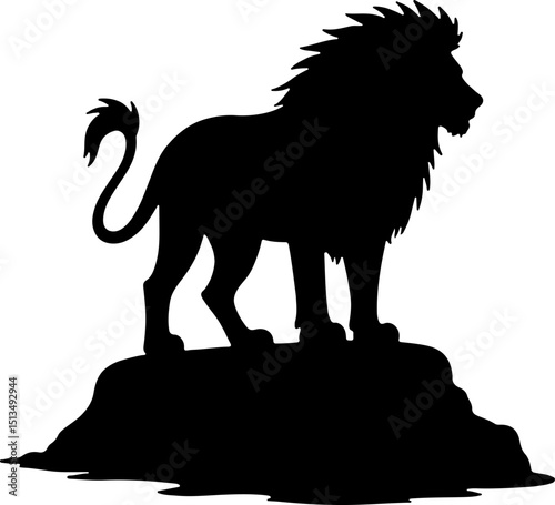 Lion Silhouette vector design