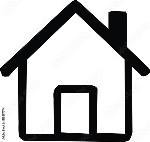 House Icon – Real Estate, Home Symbol & Architectural Vector Design