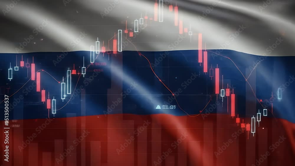 Russia Sanctions Impact Downturn Stock Market Chart Crisis