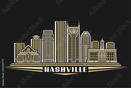 Vector illustration of Nashville