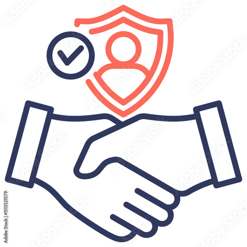 Trustworthiness Dual Tone Icon