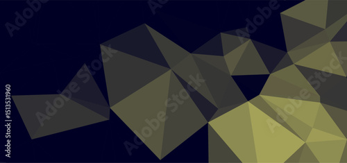 Abstract geometric pattern triangles on dark ground