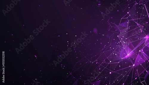 Abstract purple network design.