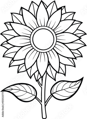 black and white flower