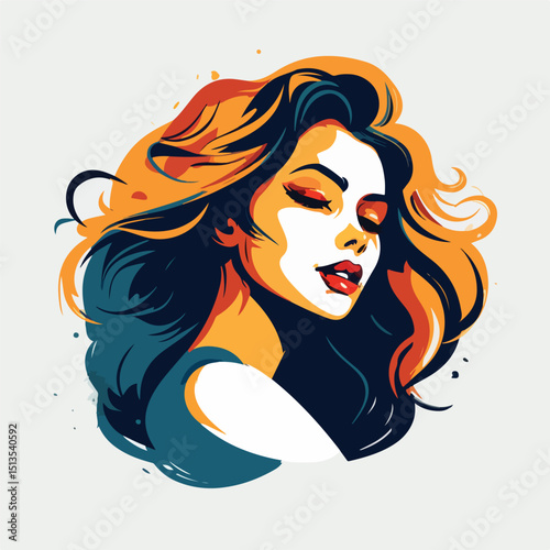 Professional Woman Icon Design Vector Illustration for Multimedia Projects