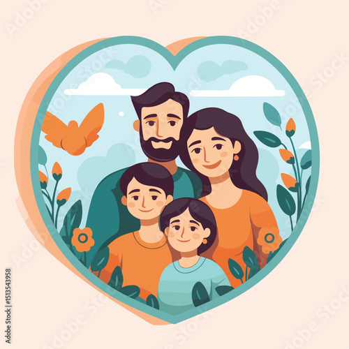 Professional Family Icon Design Vector Illustration for Various Creative Projects
