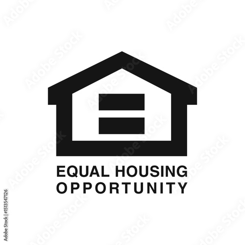 Equal Housing Opportunity Certified Icon Vector