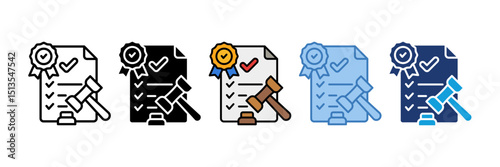Compliance Icon Element For Design