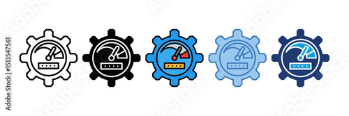 Performance Icon Element For Design