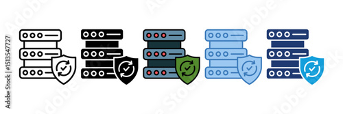 Data Integrity Icon Element For Design