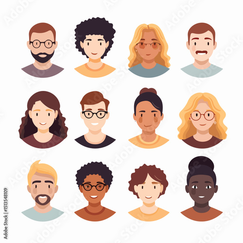 Professional People Vector Icon Isolated Illustration for Web and Graphic Design