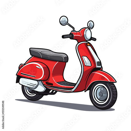 Scooter Motorcycle Vehicle Symbol Vector for Professional Projects