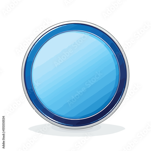 Professional Stop Roadsign Isolated Blue Lines Vector Illustration for Graphic Designs
