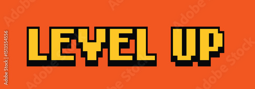 Nostalgic Gaming Message in Pixel Letters