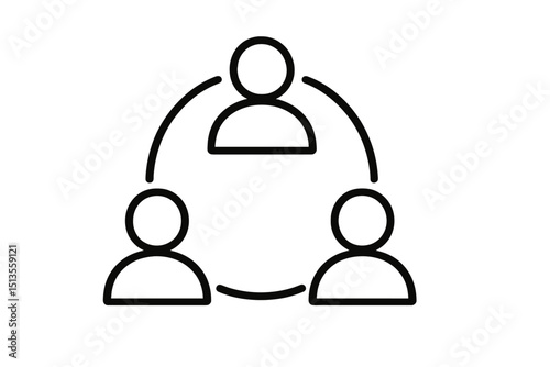 People engaged in collaborative discussion representing teamwork and communication within a group setting