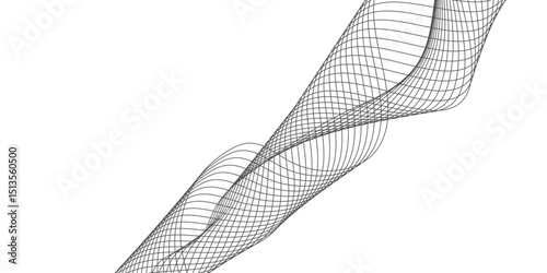 Abstract white background with a glowing abstract waves. Abstract wave element for design. Digital frequency track equalizer, Futuristic background design. Long exposure, Light painting photography.