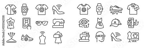 Creative designs showcase modern fashion technology in urban setting during sunny afternoon