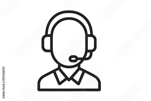 Support agent using headset for customer assistance in a busy call center environment