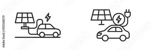 Innovative electric car charging concepts using solar energy at a sustainable energy station