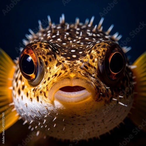 detailed image of a puffer fish