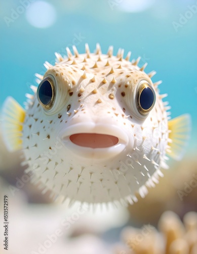 detailed image of a puffer fish