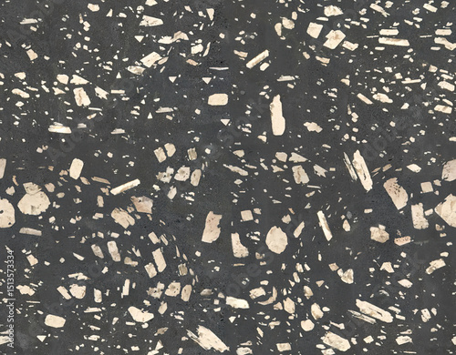 seamless floor tile large crystals embedded within the stone andesite porphyry texture pattern	