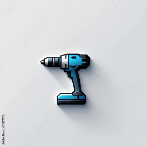 drill in hand 3D
