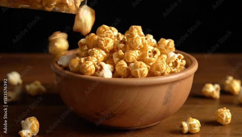 pipoca caramelizada