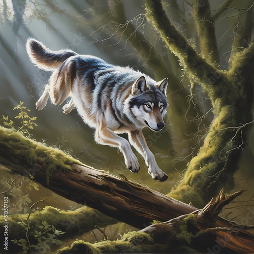 siberian husky dog portrait