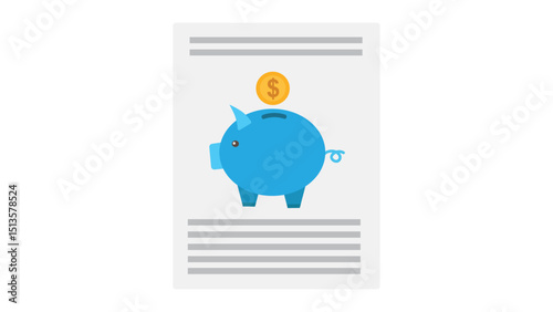 Financial Savings Plan Icon