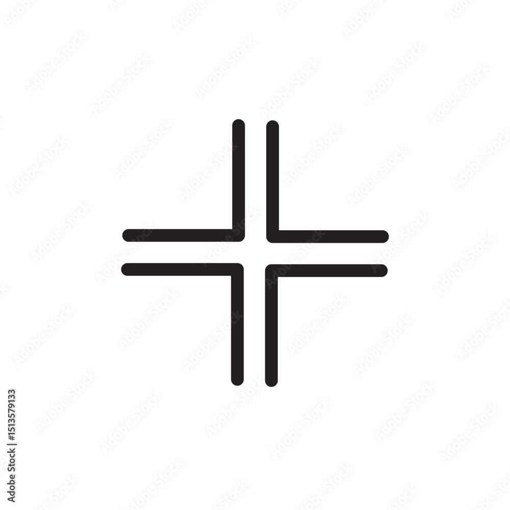 Obraz premium Editable Fullscreen Un Fullscreen icon vector design illustrator