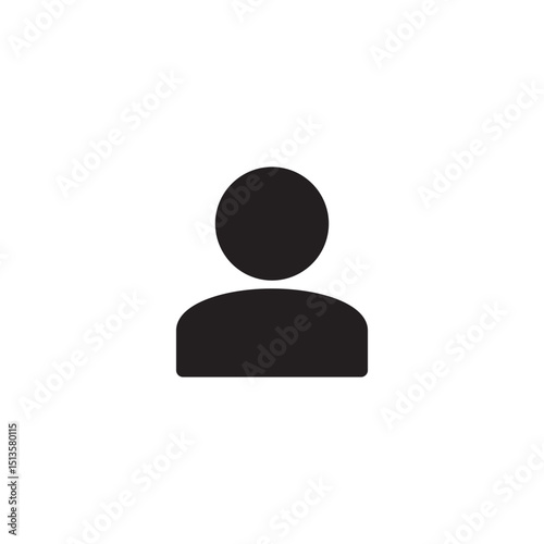 Editable person icon vector design illustrator