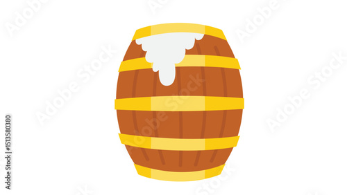 Wooden Barrel Icon
