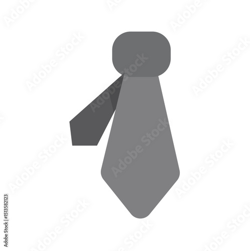 Grey Necktie Icon