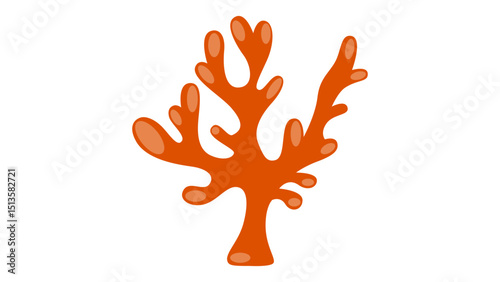 Red Coral Branch Icon
