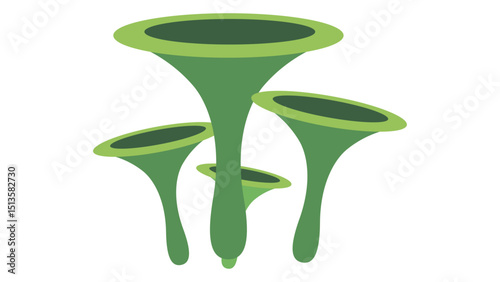 Green Sea Sponge Tube Icon