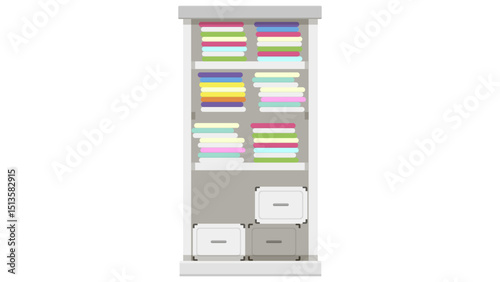 Open Wardrobe Closet Icon