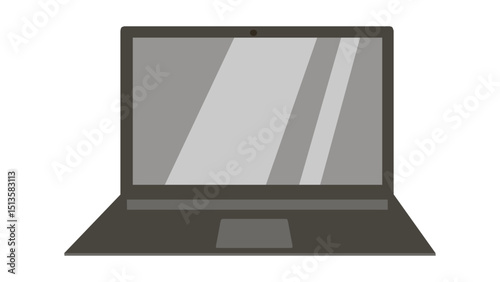 Open Laptop Computer Icon