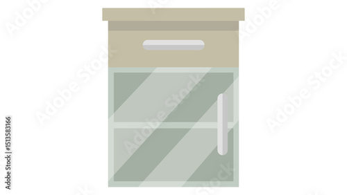 Bedside Table Cabinet Icon