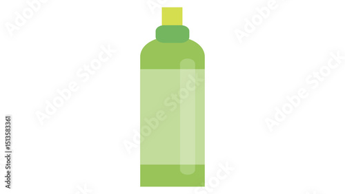 Green Plastic Bottle