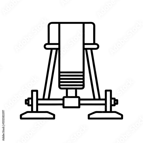 leg press exercise icon
