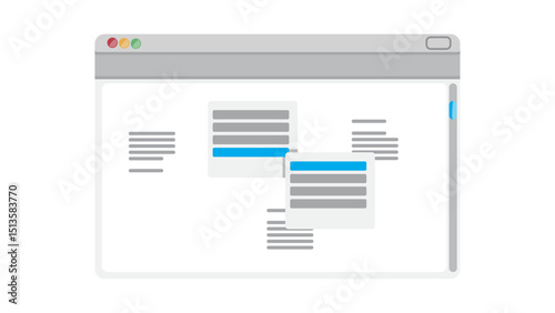 Web Browser Application Interface Window