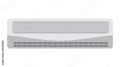 White Wall Air Conditioner Unit