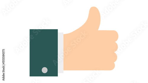 Thumbs Up Hand Gesture Approval