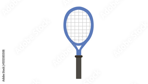 Blue Tennis Racket