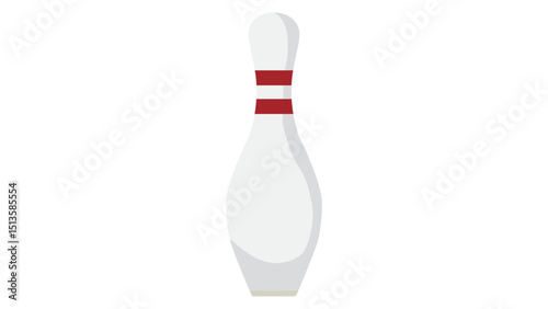 White Bowling Pin